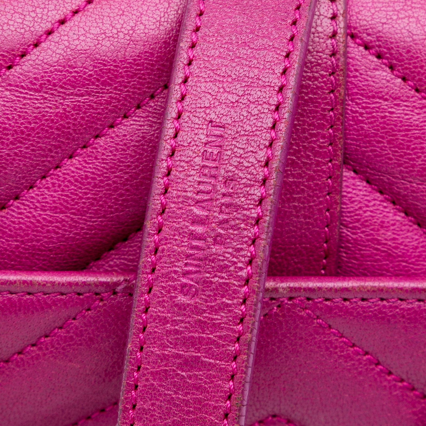 Saint Laurent Sheepskin Monogram Chain