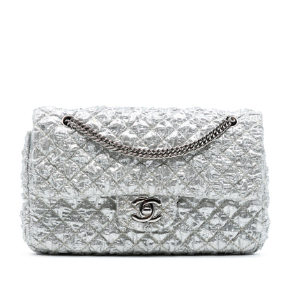 Chanel Small Classic Metallic Lame Bijoux Chain Double