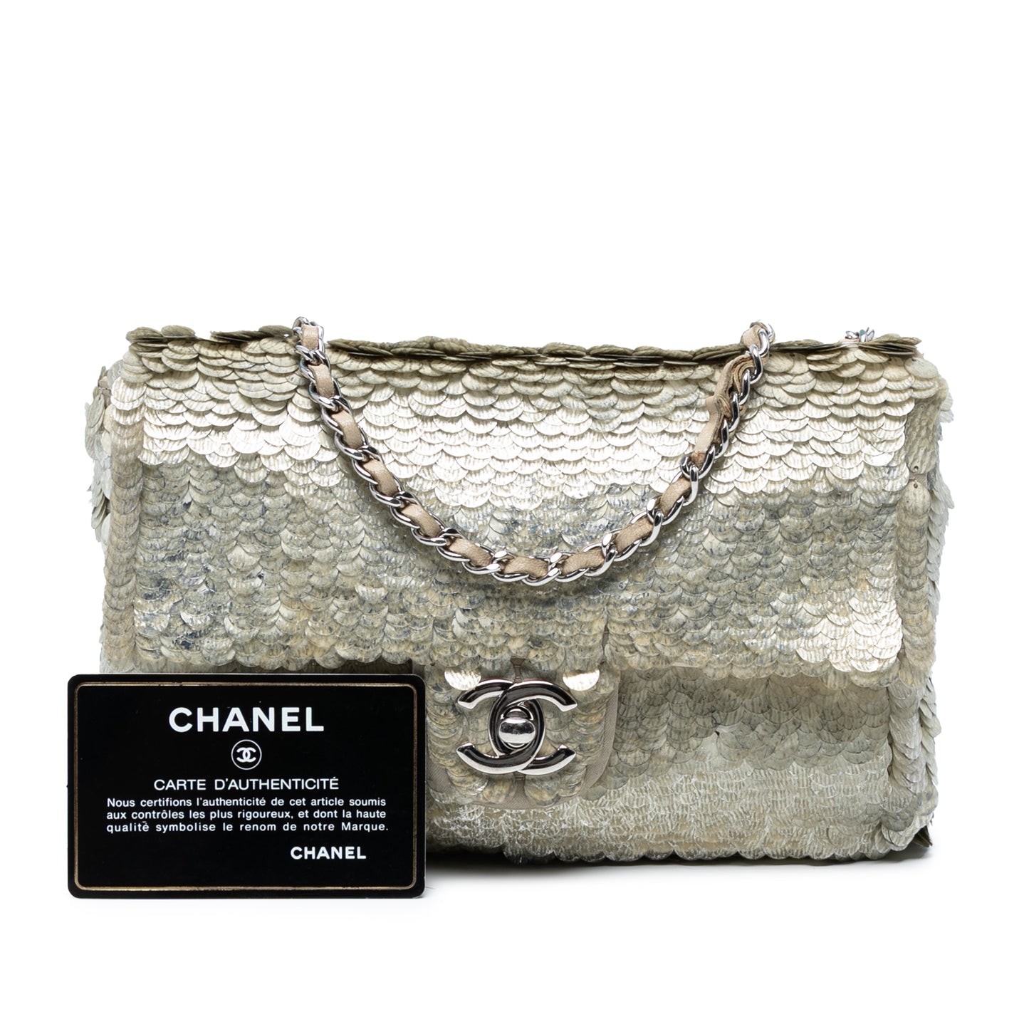 Chanel Small Sequin Single Flap