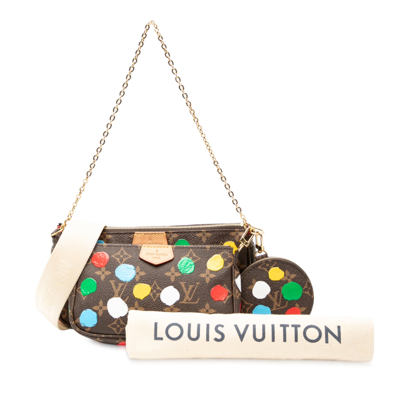 Louis Vuitton Yayoi Kusama Monogram Painted Dots Multi Pochette Accessoires