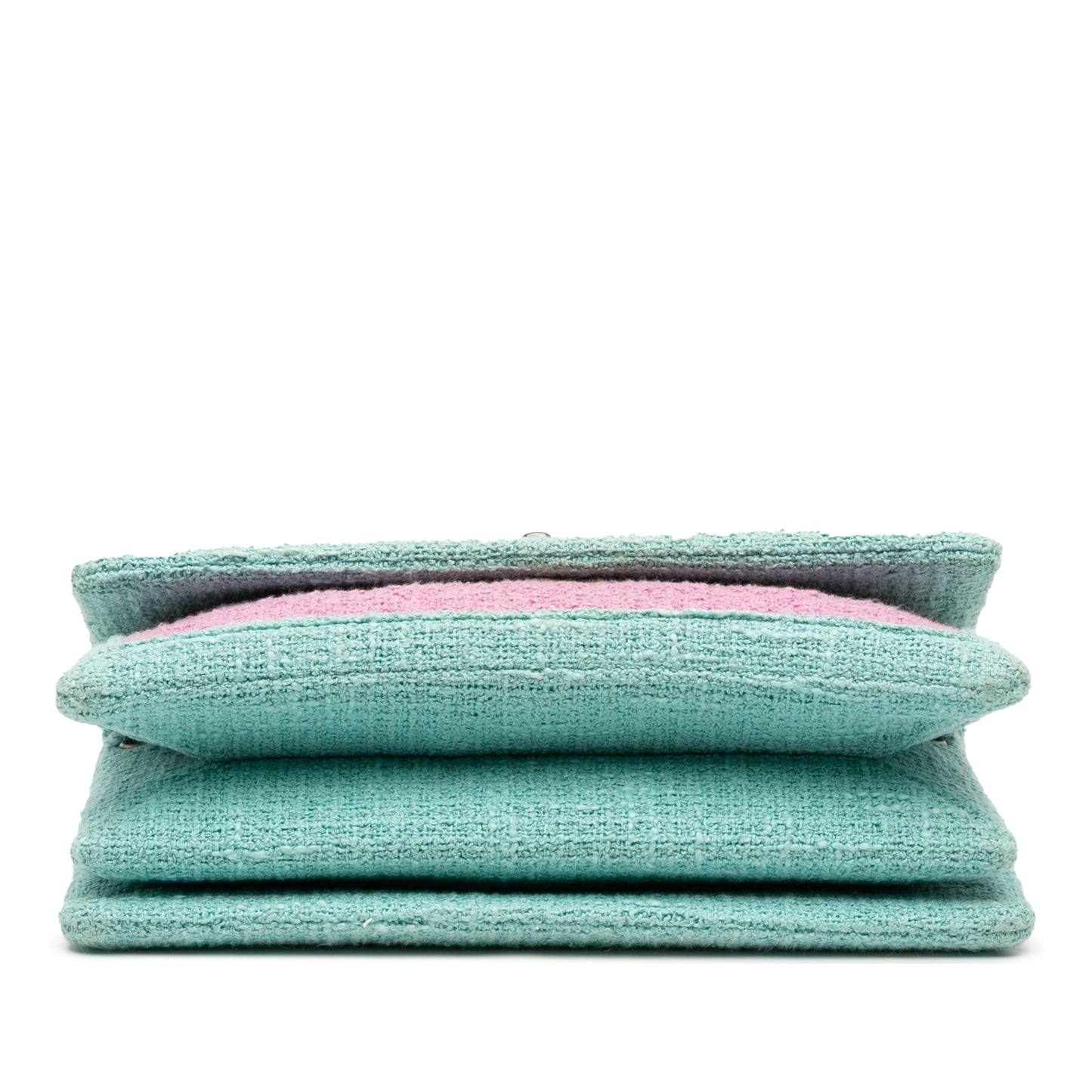 Chanel CC Bicolor Tweed Flap