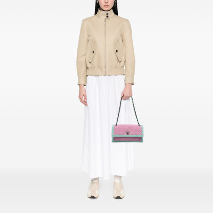 Chanel CC Bicolor Tweed Flap