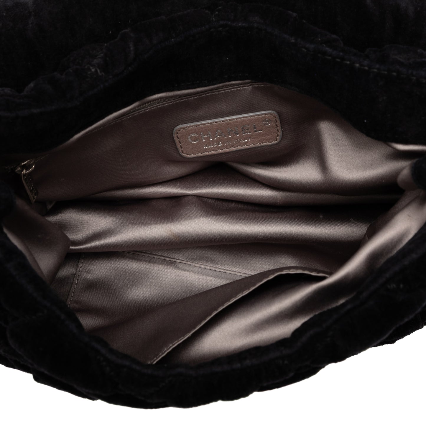 Chanel Paris Moscou Bubble Quilted Velvet Flap