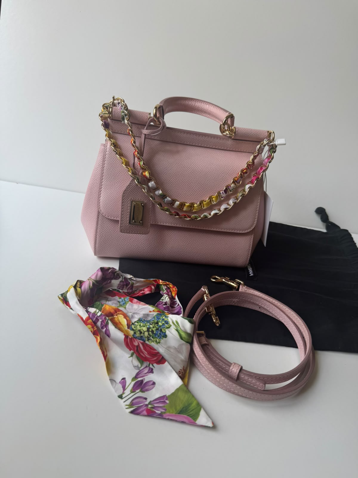 Dolce e Gabbana Small Leather Miss Sicily