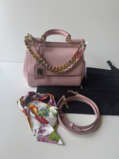 Dolce e Gabbana Small Leather Miss Sicily