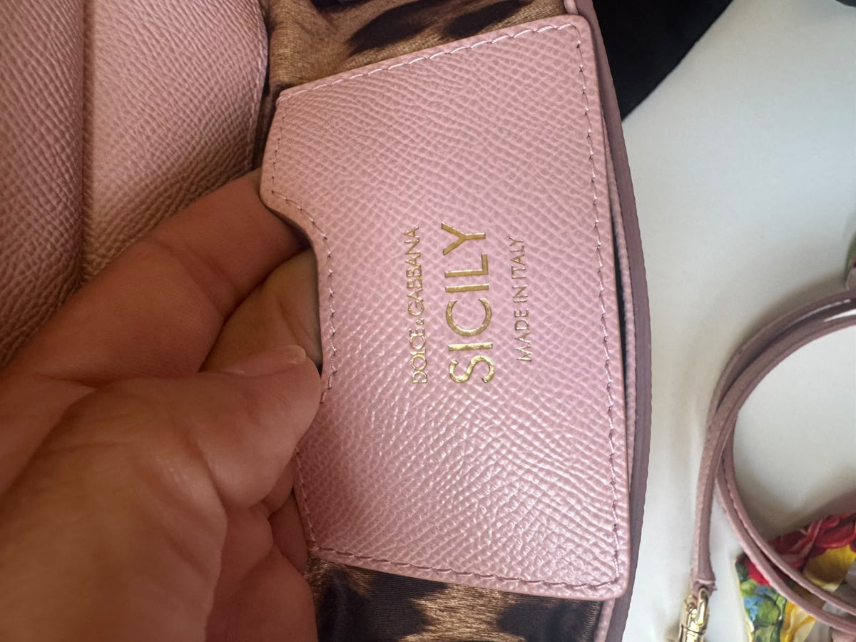Dolce e Gabbana Small Leather Miss Sicily