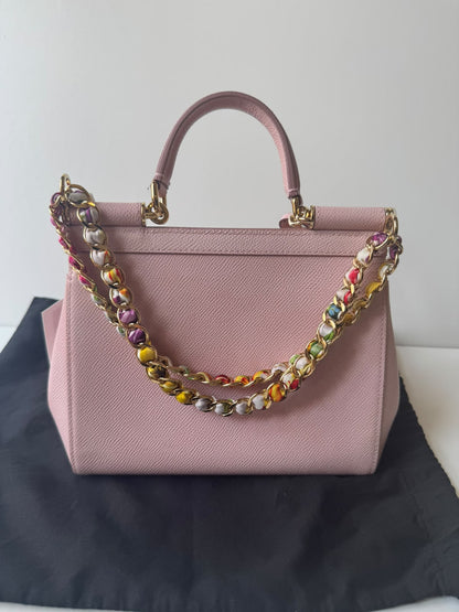 Dolce e Gabbana Small Leather Miss Sicily