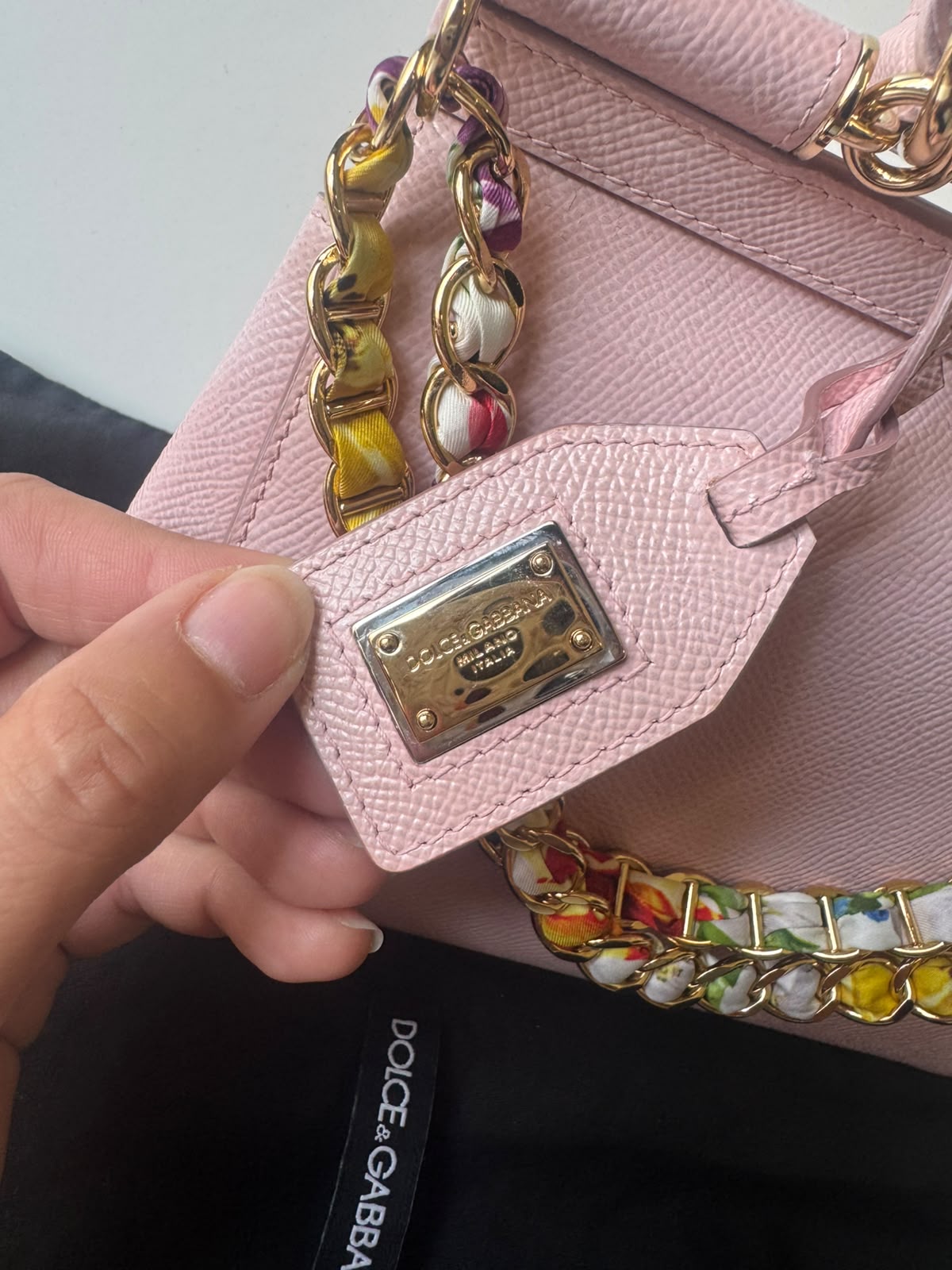 Dolce e Gabbana Small Leather Miss Sicily