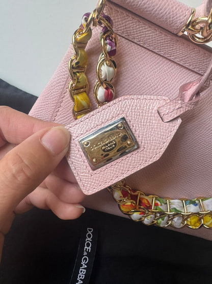 Dolce e Gabbana Small Leather Miss Sicily