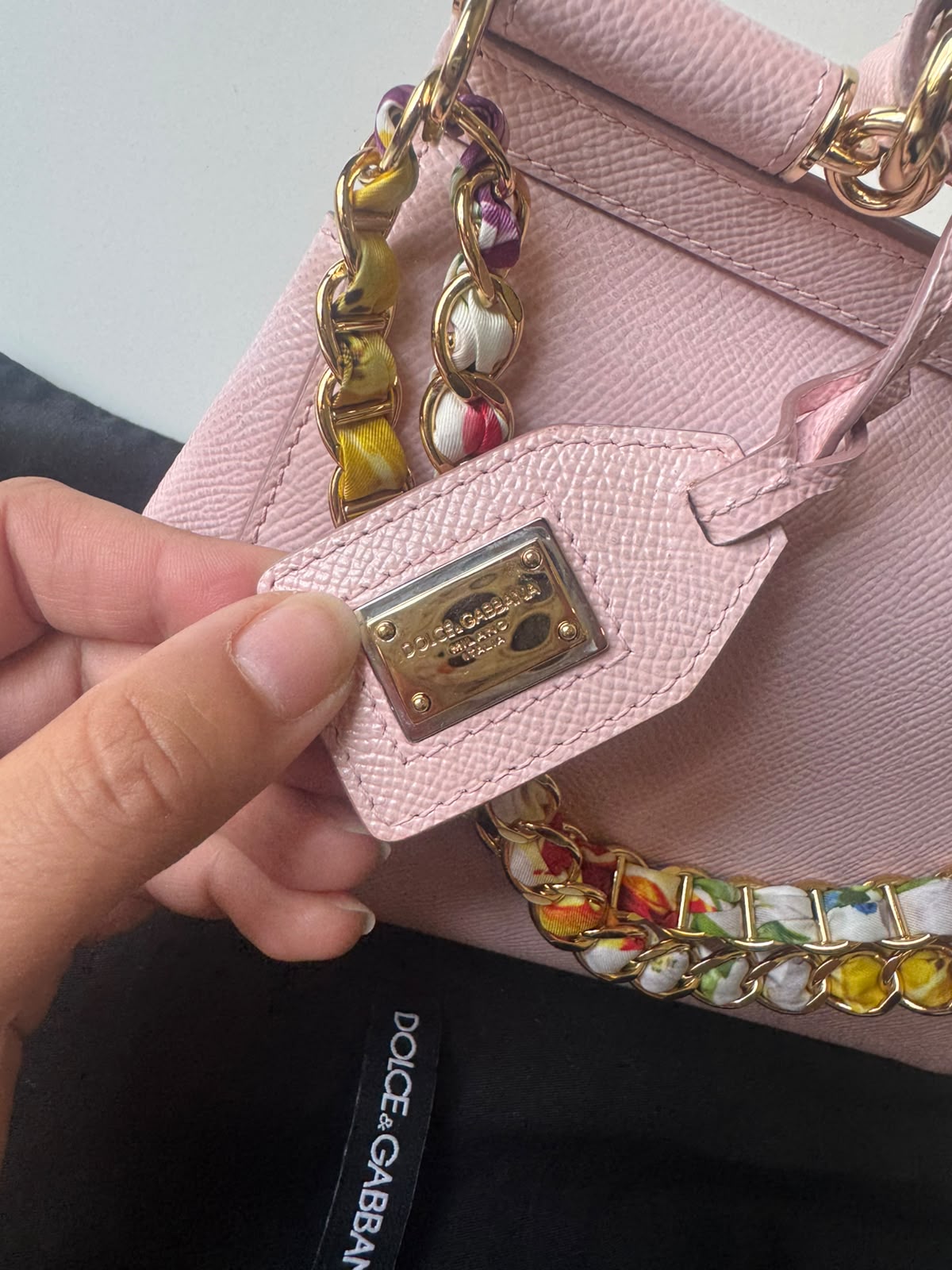 Dolce e Gabbana Small Leather Miss Sicily
