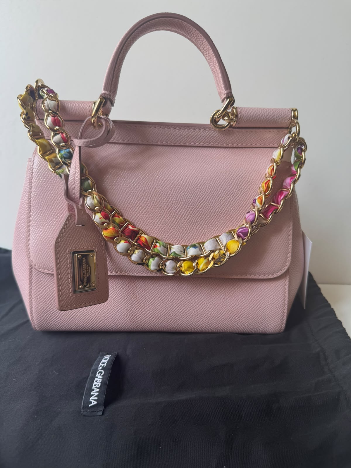 Dolce e Gabbana Small Leather Miss Sicily