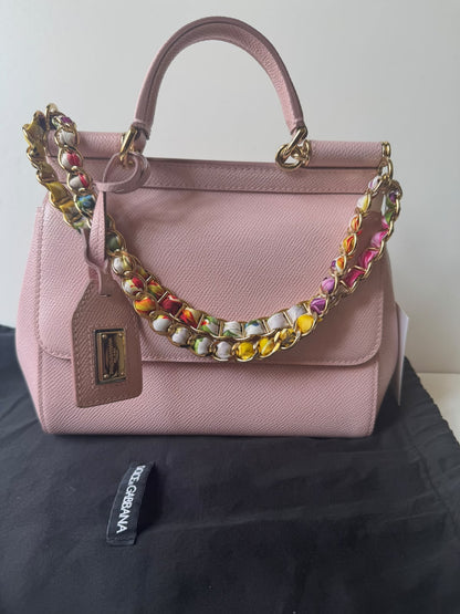 Dolce e Gabbana Small Leather Miss Sicily