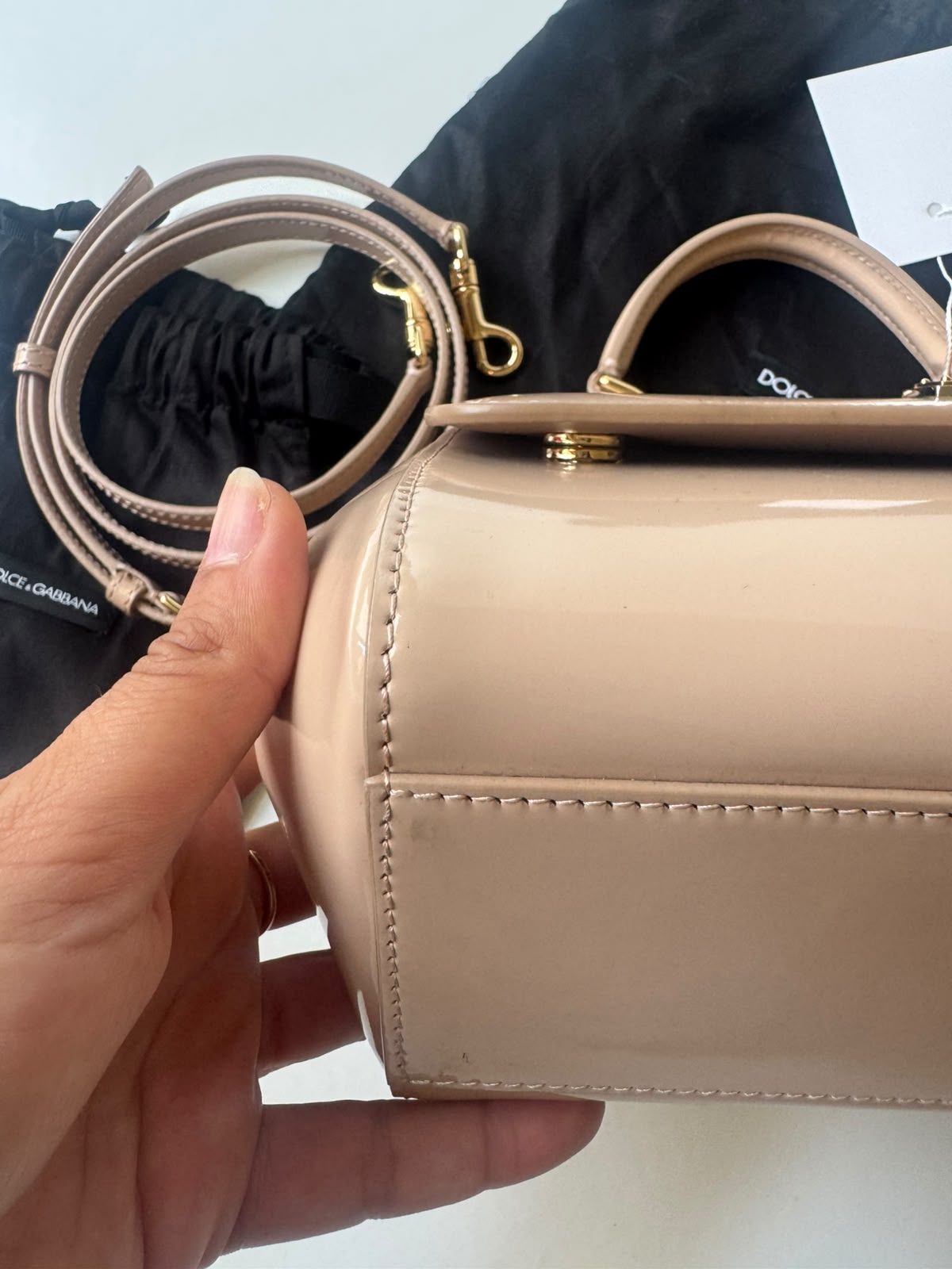 Dolce e Gabbana Small Leather Miss Sicily