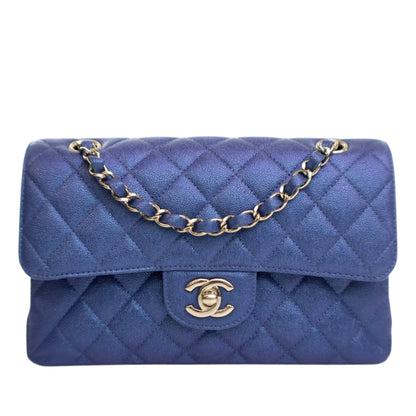 Chanel Small Classic Iridescent Caviar Double Flap