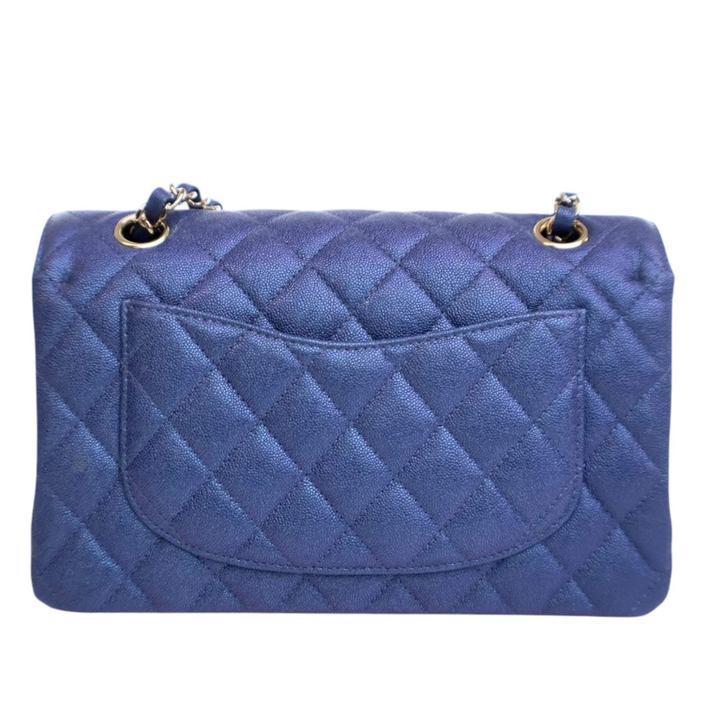 Chanel Small Classic Iridescent Caviar Double Flap