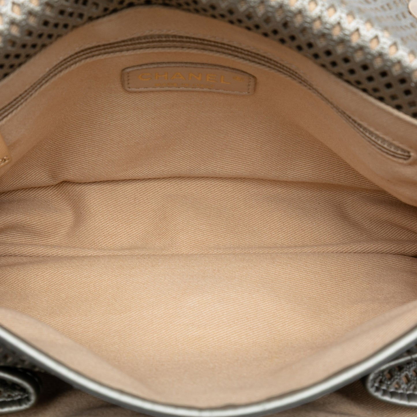 Chanel Perforated Calfskin Up In The Air Flap