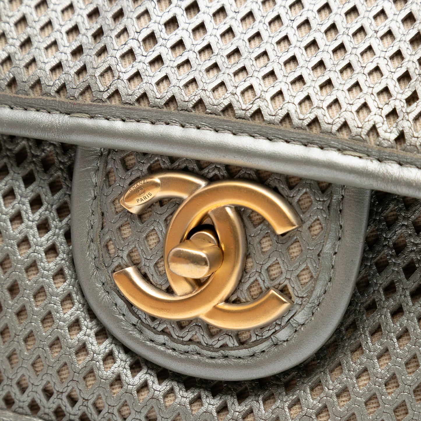 Chanel Perforated Calfskin Up In The Air Flap