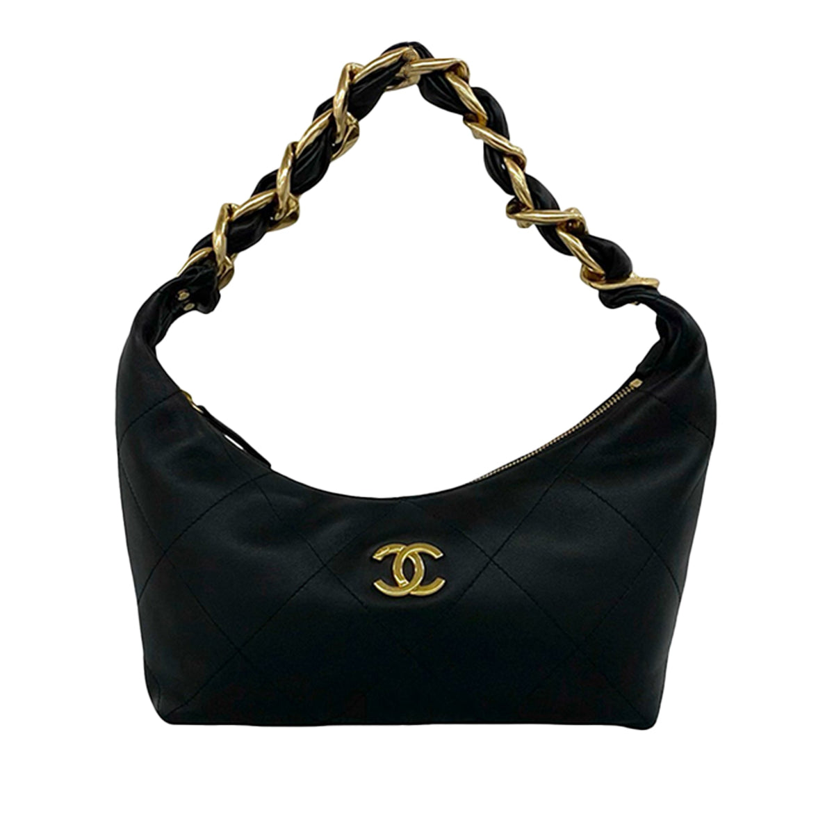 Chanel CC Quilted Lambskin Timeless Hobo bag