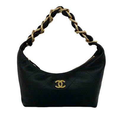 Chanel CC Quilted Lambskin Timeless Hobo bag