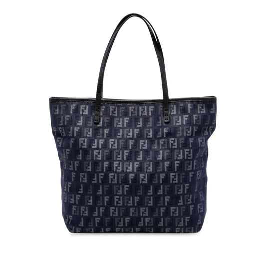 Fendi Zucchino Denim Tote Bag