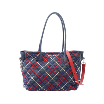 Miu Miu Denim Tote Bag