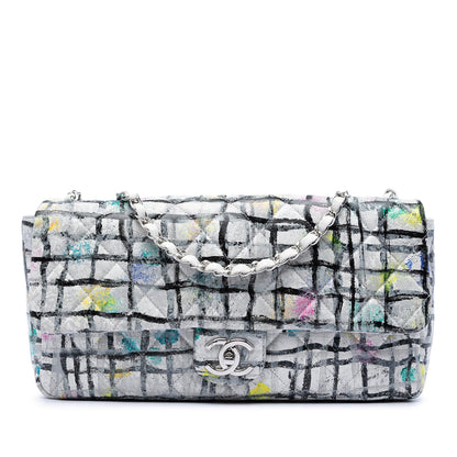 Chanel Hand Painted Graffiti Flap Bag