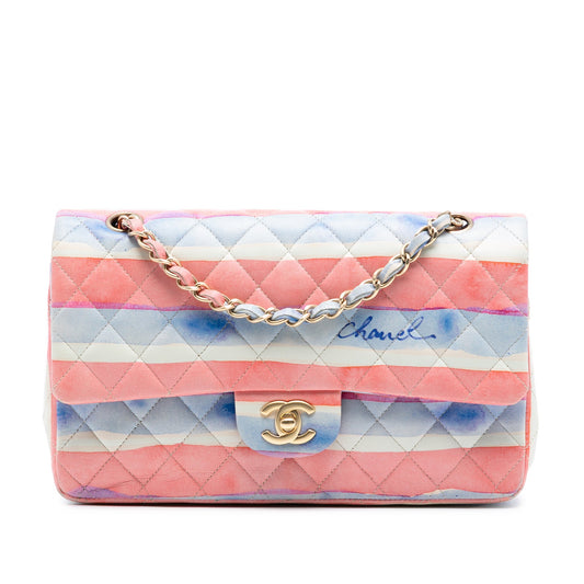 Chanel Medium Classic Watercolor Double Flap