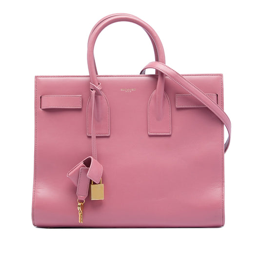 Saint Laurent Leather Sac De Jour bag
