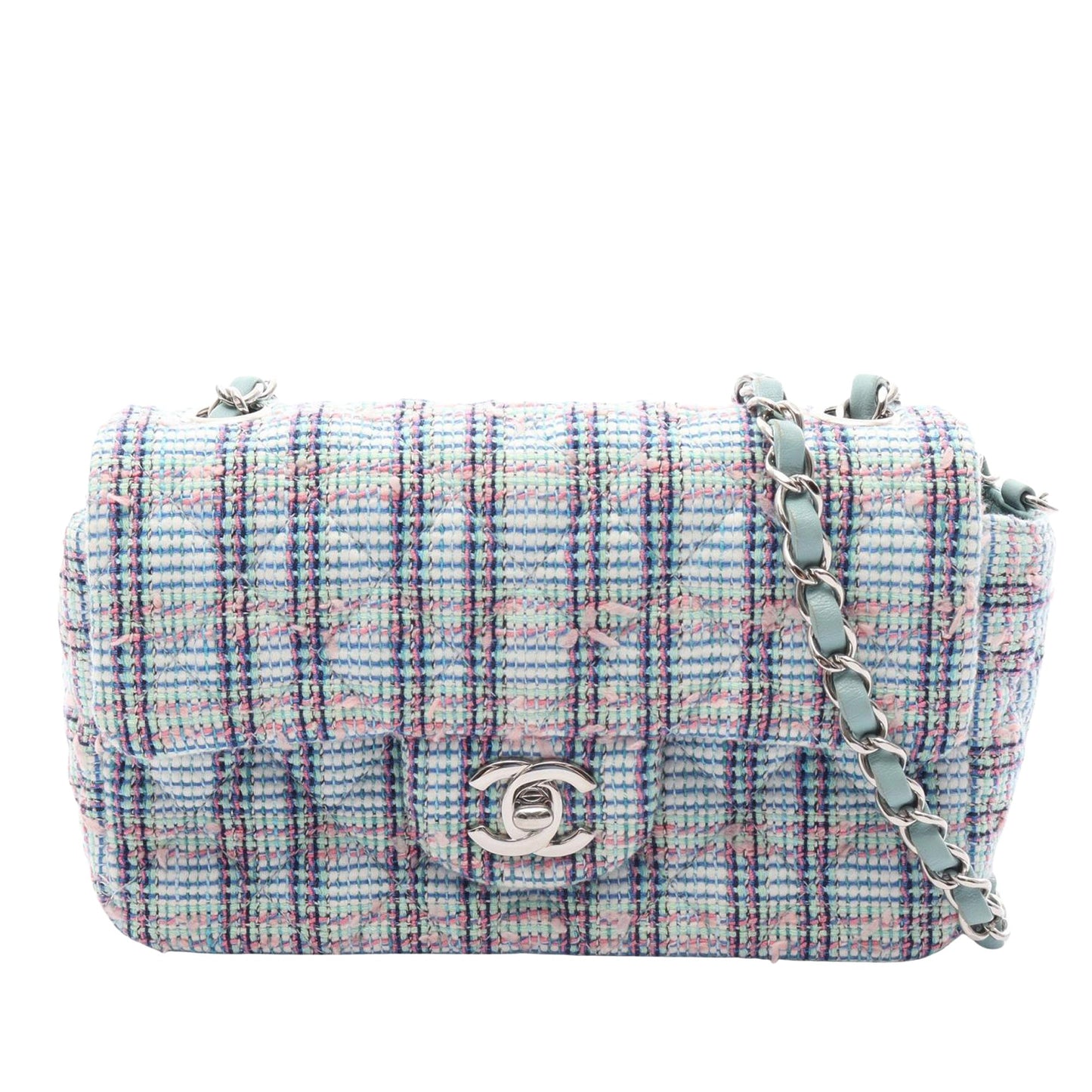 Chanel Mini Rectangular Classic Tweed Single Flap Bag