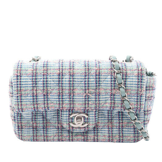 Chanel Mini Rectangular Classic Tweed Single Flap Bag