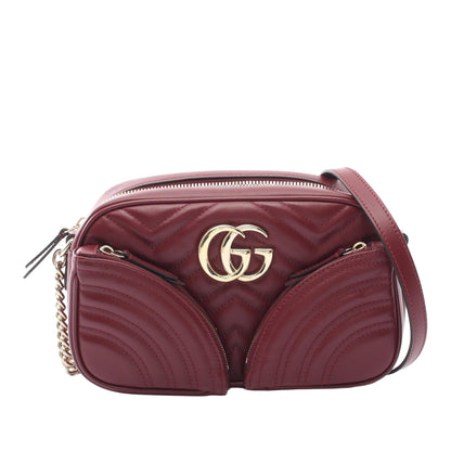 Gucci GG Marmont Matelasse Leather Sphinx Crossbody Bag