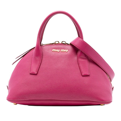 Miu Miu Madras Bowling Bag