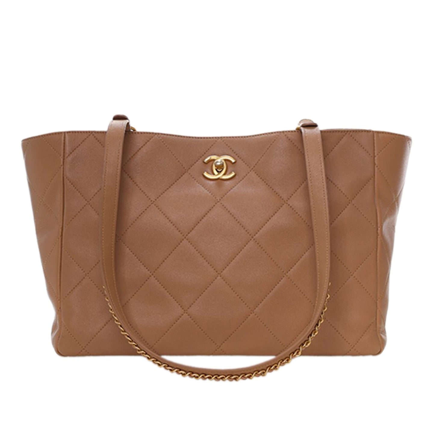 Chanel Turnlock CC Chain Tote