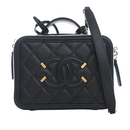 Chanel CC Filigree Vanity Case