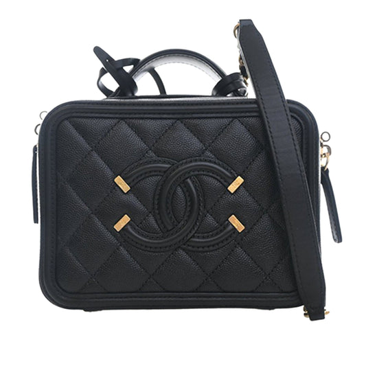 Chanel CC Filigree Vanity Case