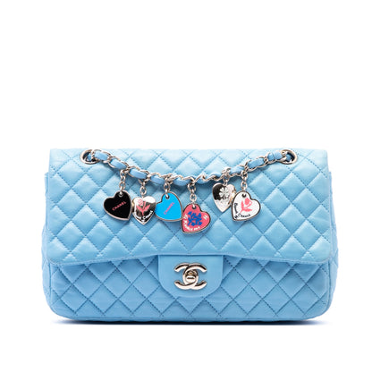 Chanel Medium Classic Valentine Heart Single Flap Bag