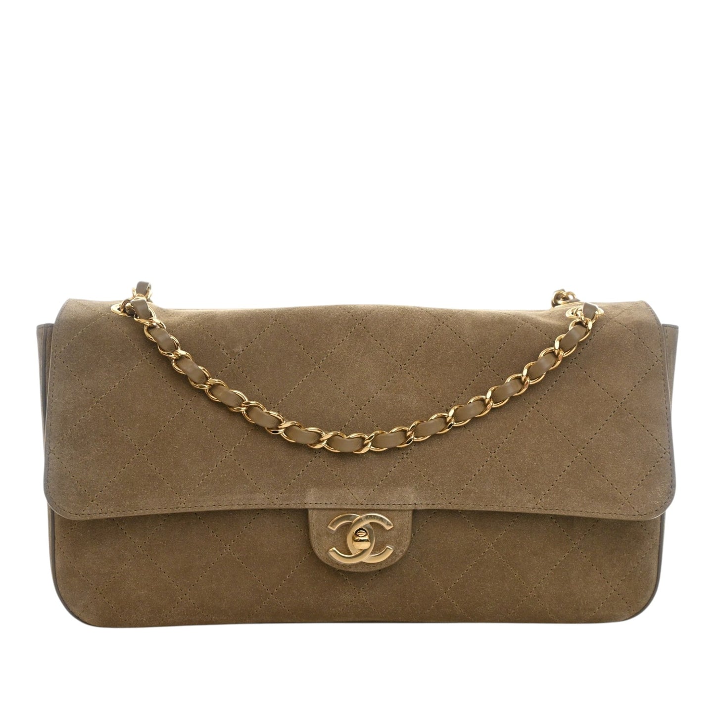 Chanel Quilted Suede Souplissimo Maxi Flap Bag