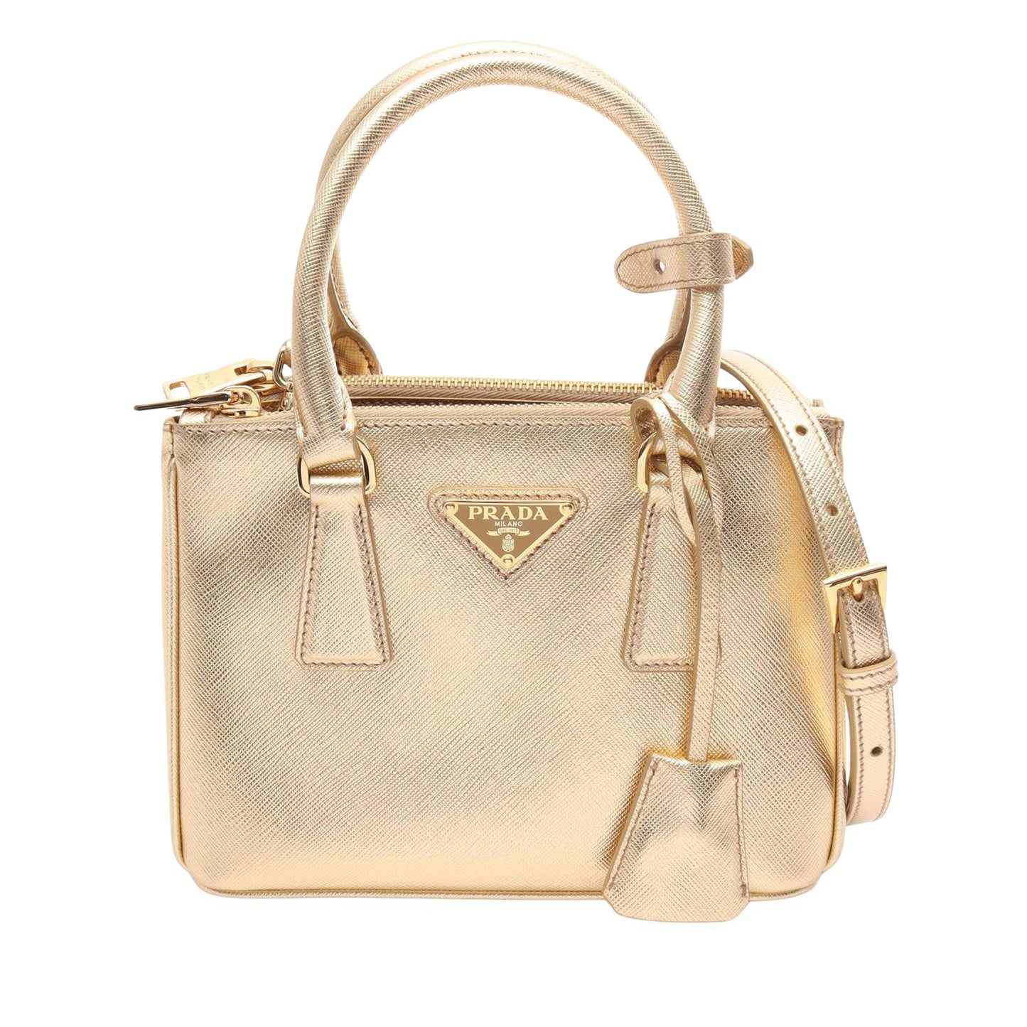 Prada Saffiano Lux Galleria Double Zip Bag