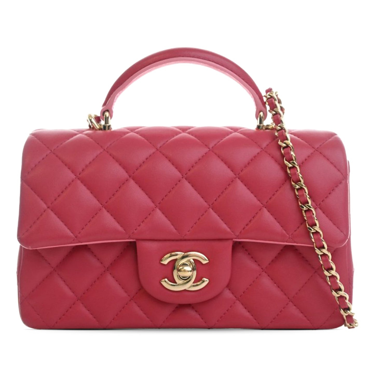 Chanel Mini Rectangular Top Handle Flap
