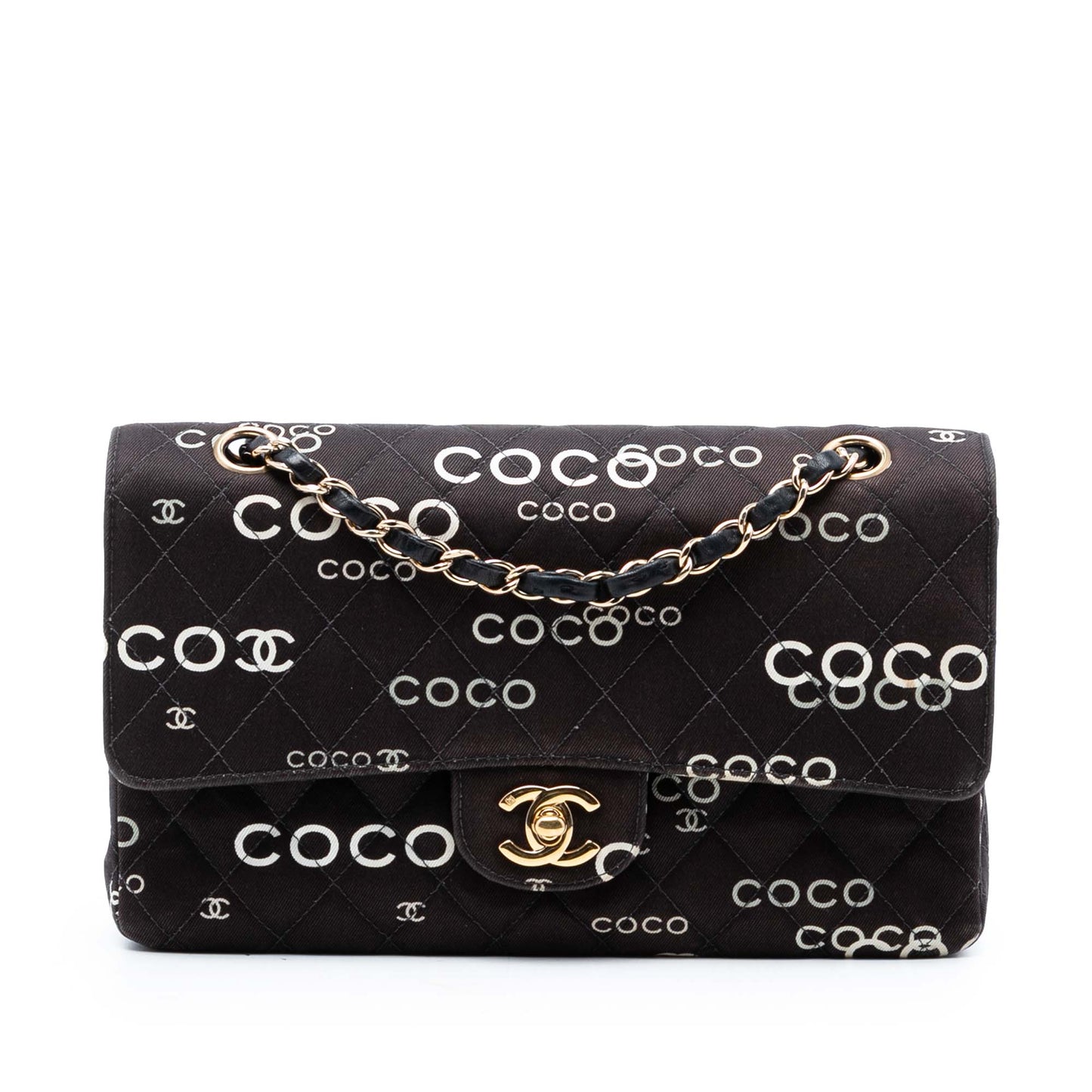 Chanel Medium Classic Coco Print  Double Flap