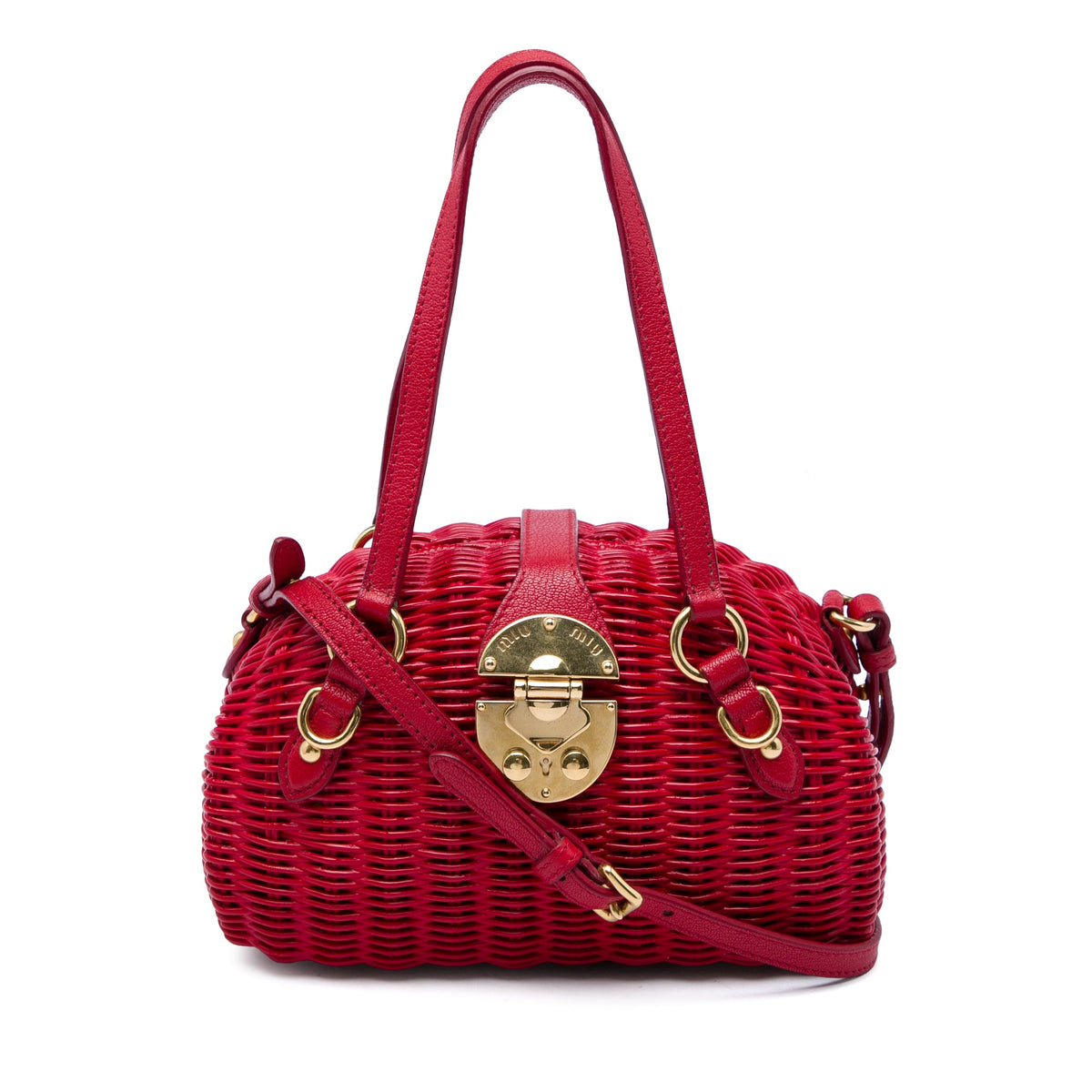 Miu Miu Wicker Rattan bag