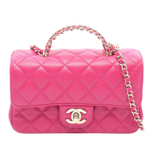 Borsa Chanel Strass Top Handle Flap