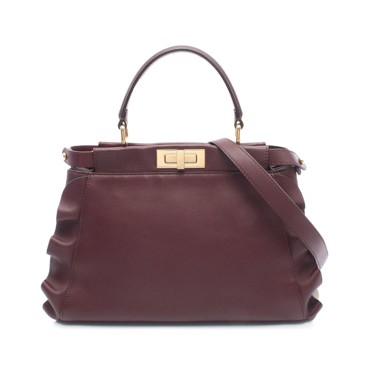 Fendi Medium Nappa Waves Peekaboo Iconic Bag