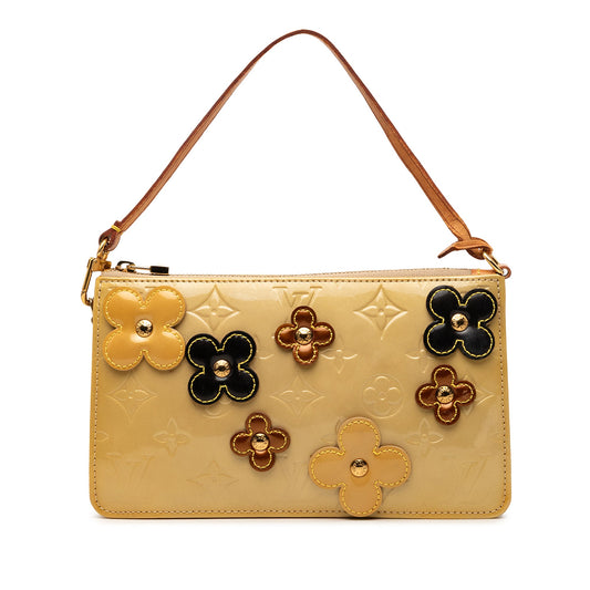 Louis Vuitton Monogram Vernis Pochette Lexington Fleurs Bag