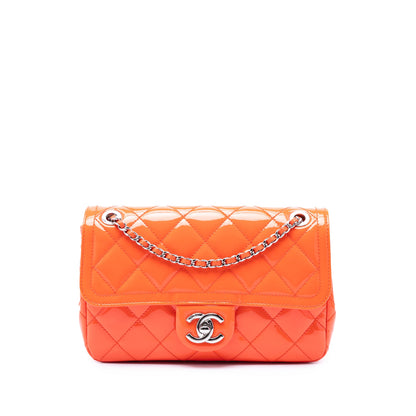 Chanel Quilted Patent Coco Shine Flap Bag