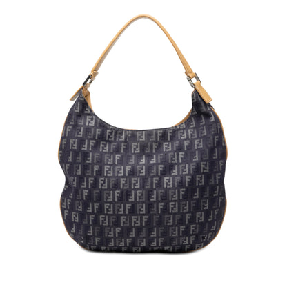 Fendi Zucchino Denim Hobo Bag