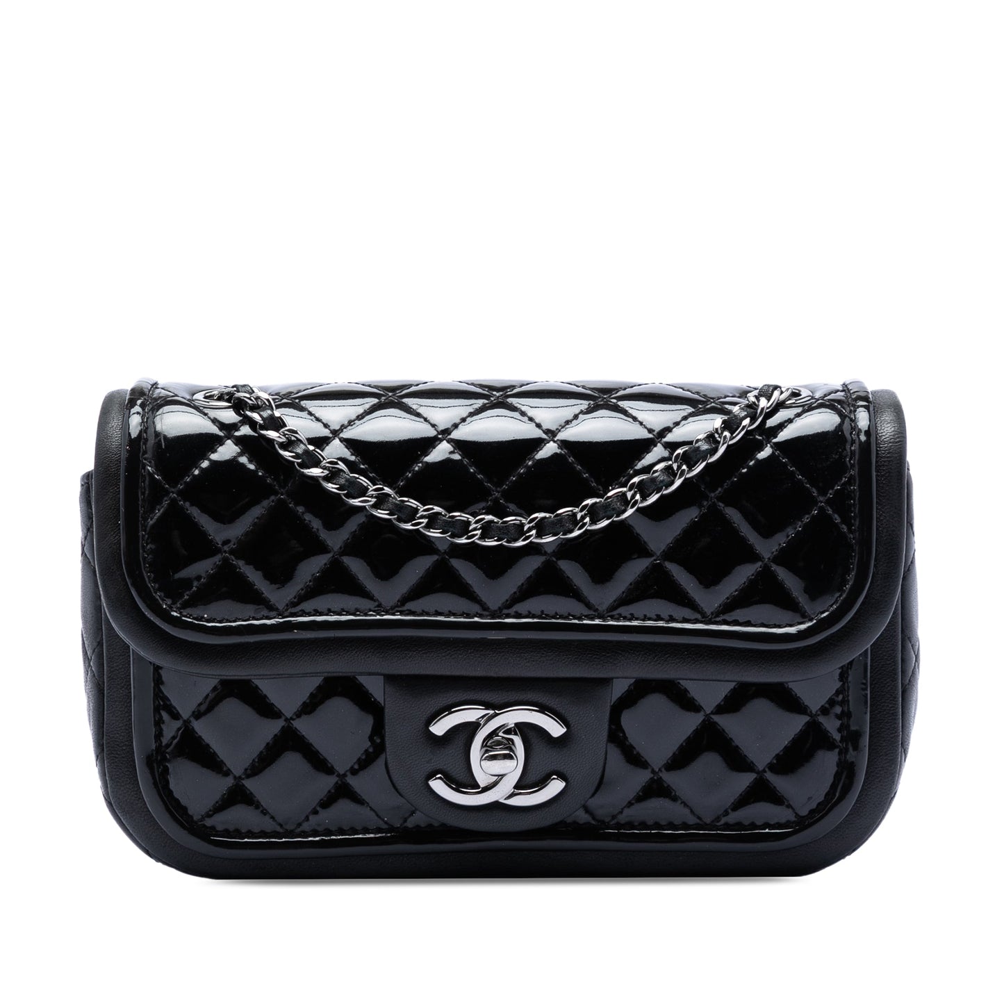 Chanel Trimmed Classic Twist Flap