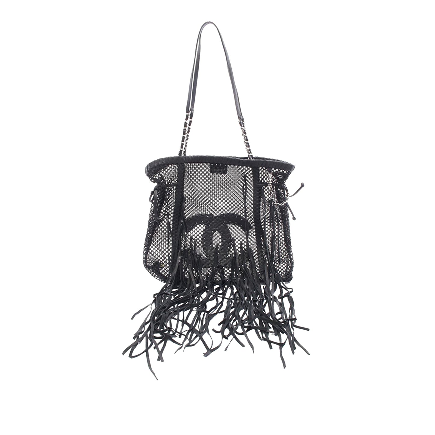 Chanel CC Mesh Fringe Tote