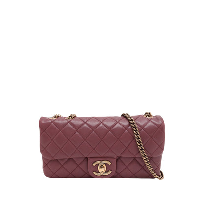 Chanel CC Quilted Lambskin Single Flap