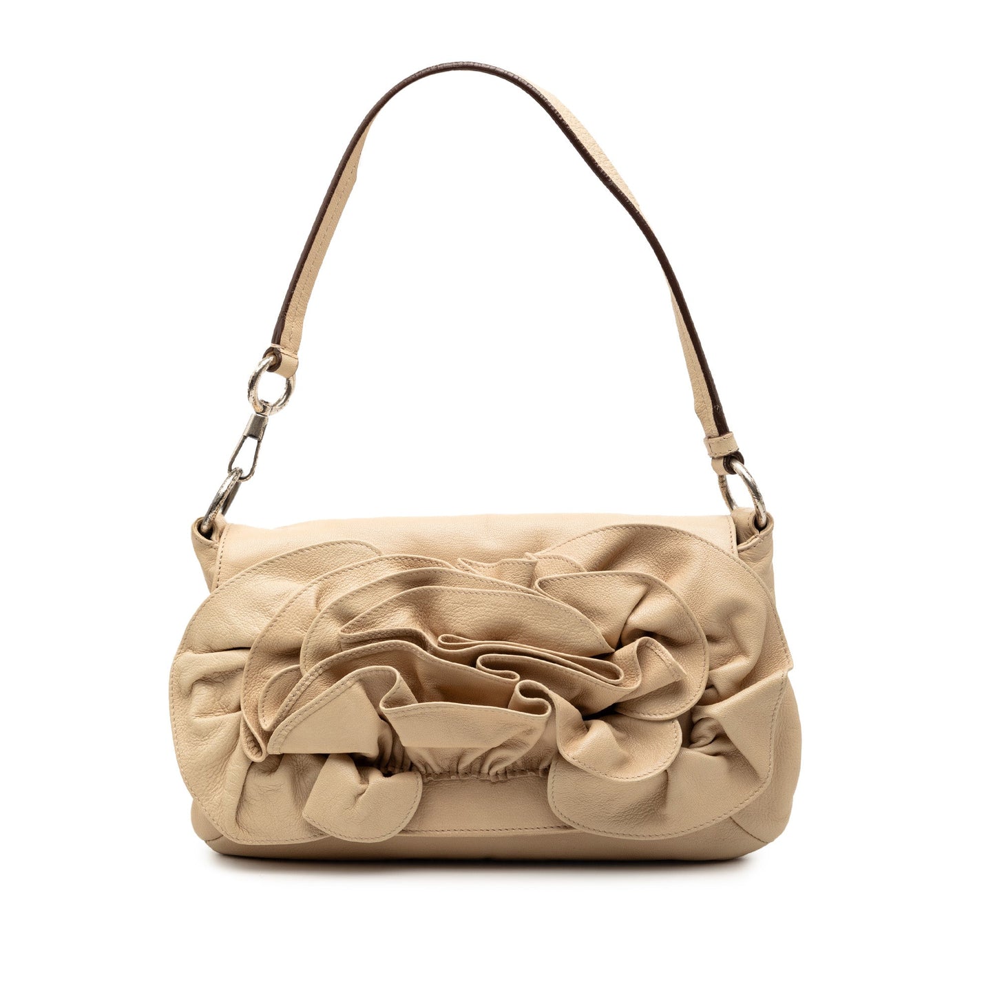 Saint Laurent Nadja Rose Flap Bag